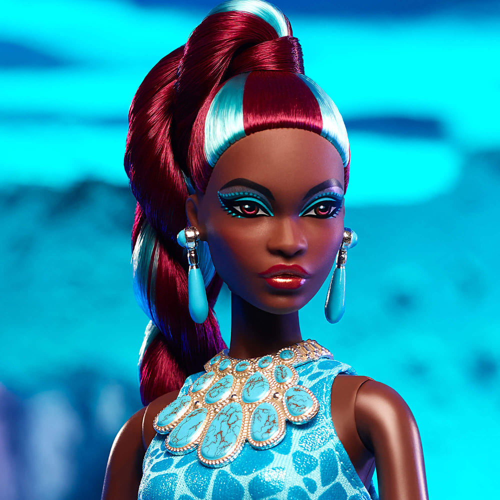 Barbie Fantasie Kollektion türkisfarbene Puppe