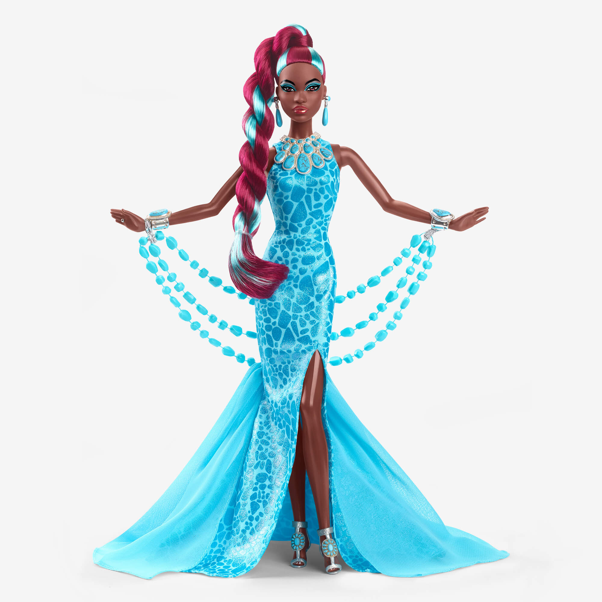 Barbie Fantasie Kollektion türkisfarbene Puppe