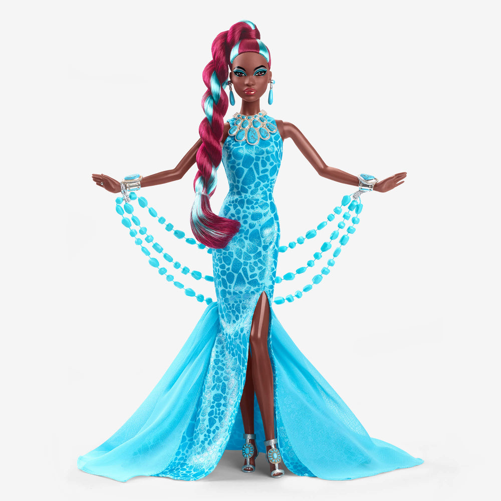 Barbie Fantasie Kollektion türkisfarbene Puppe