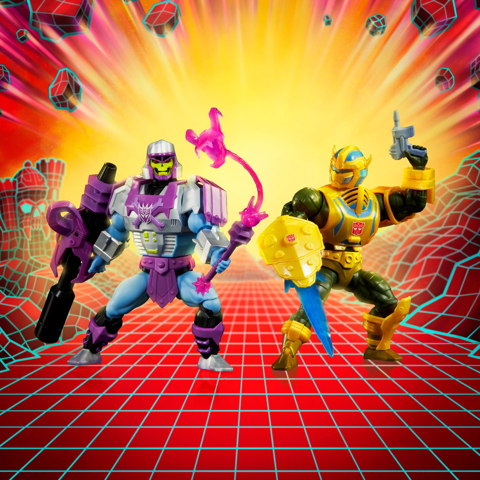 Masters of the Universe x Transformers Bumblebee Armor Man-At-Arms Action Figure