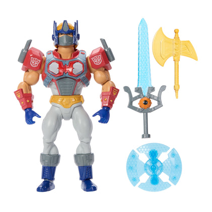 Masters of the Universe x Transformers Optimus Prime Armour He-Man Action Figure