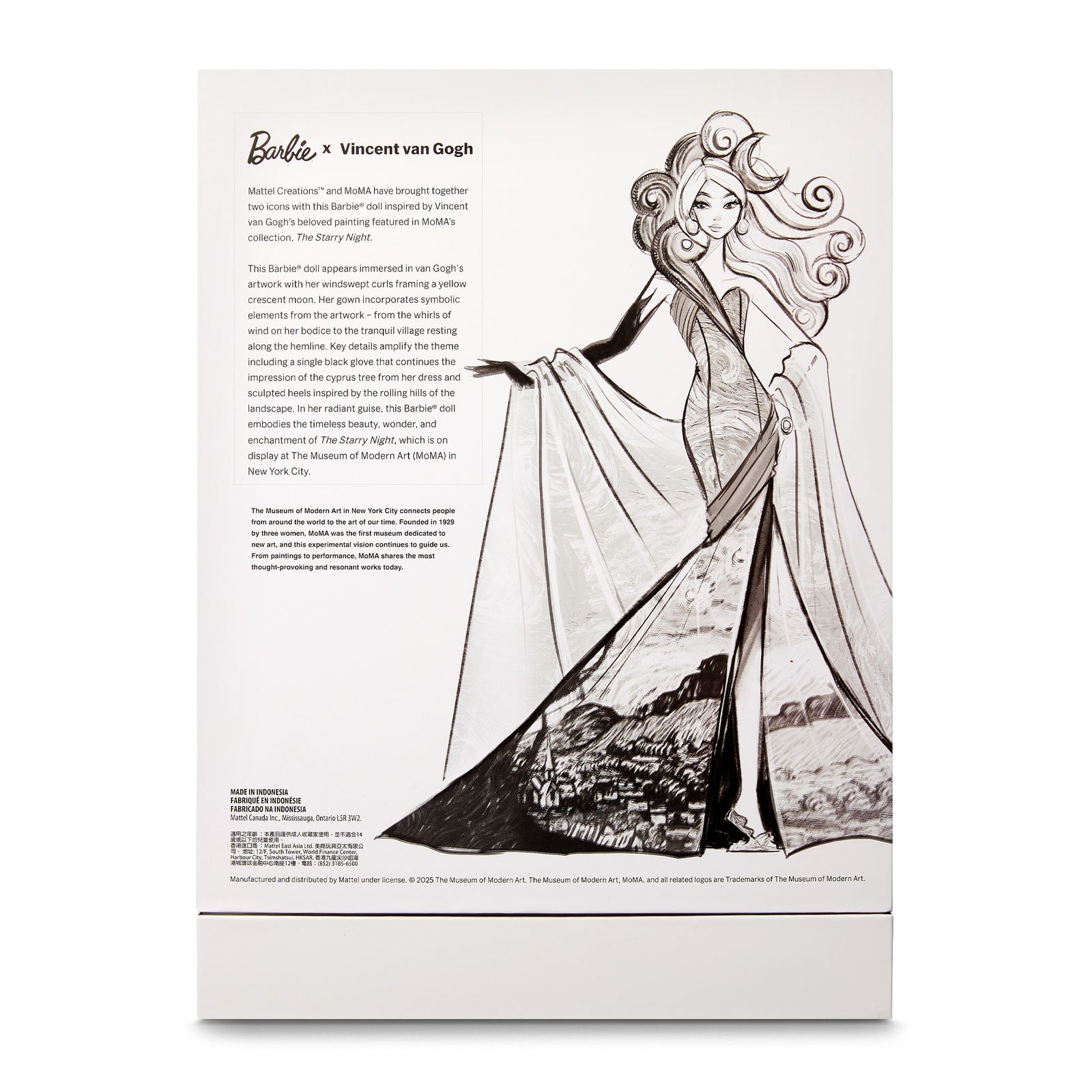 Barbie x MoMA Vincent van Gogh Puppe