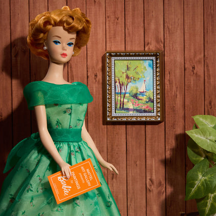Modern Art Barbie Silkstone Puppe