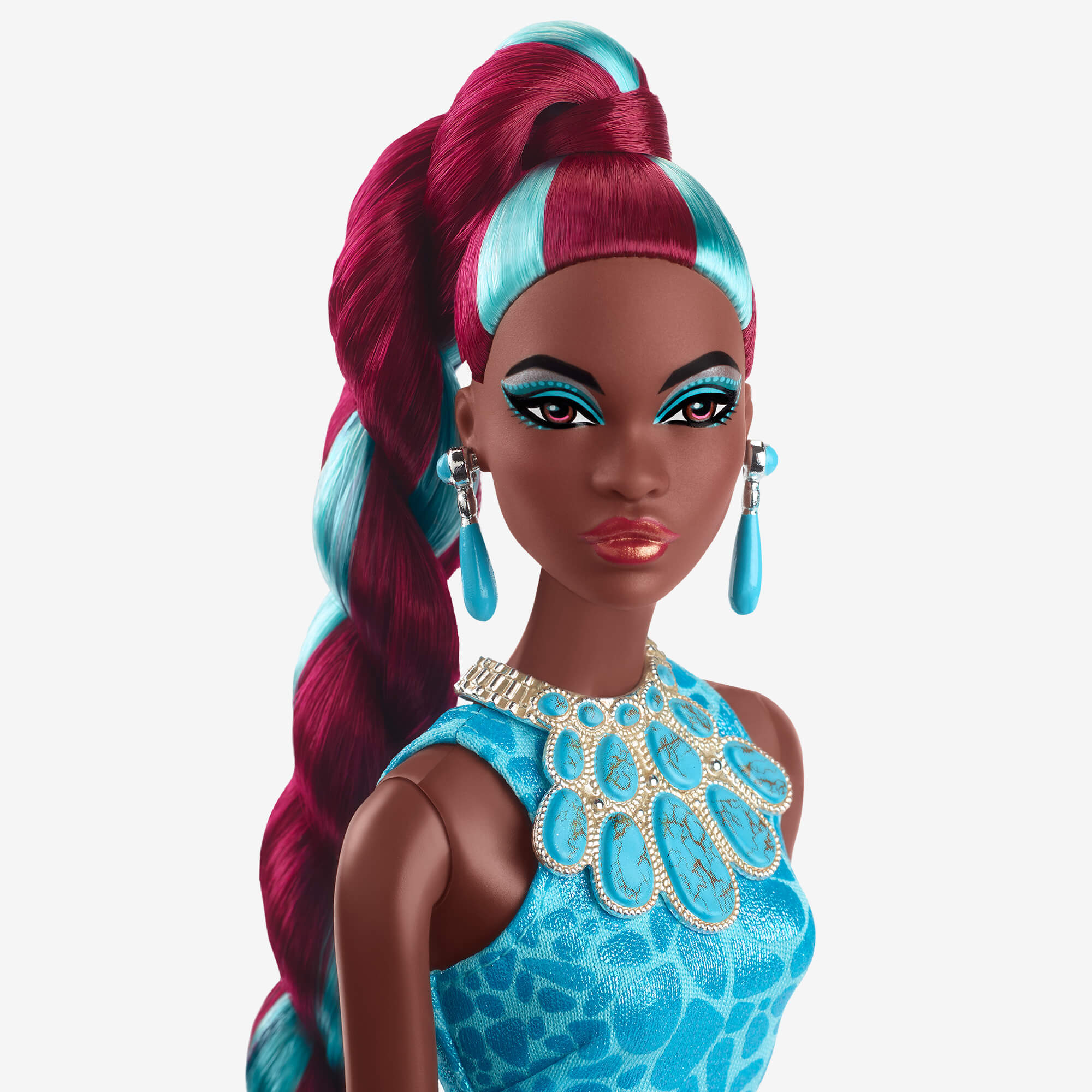 Barbie Fantasie Kollektion türkisfarbene Puppe