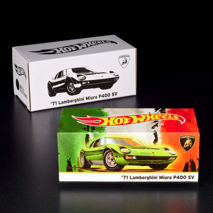 ホットウィール　プレミアム　RLC限定　 71 ランボルギーニ ミウラ P400 RLC Exclusive '71 Lamborghini Miura P400 SV | Mattel Creations UK