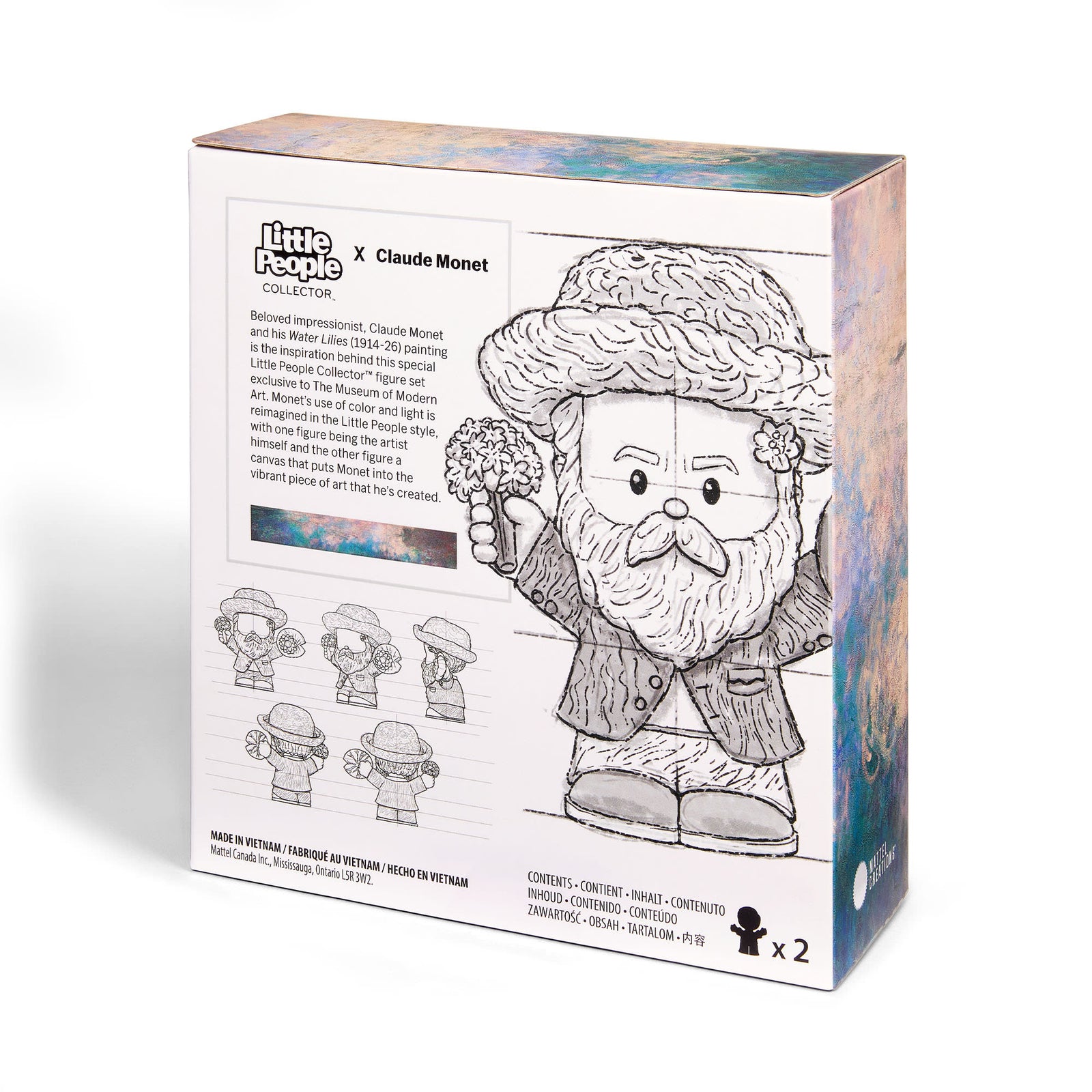 Little People Collector x MoMA Claude Monet Figuren-Set