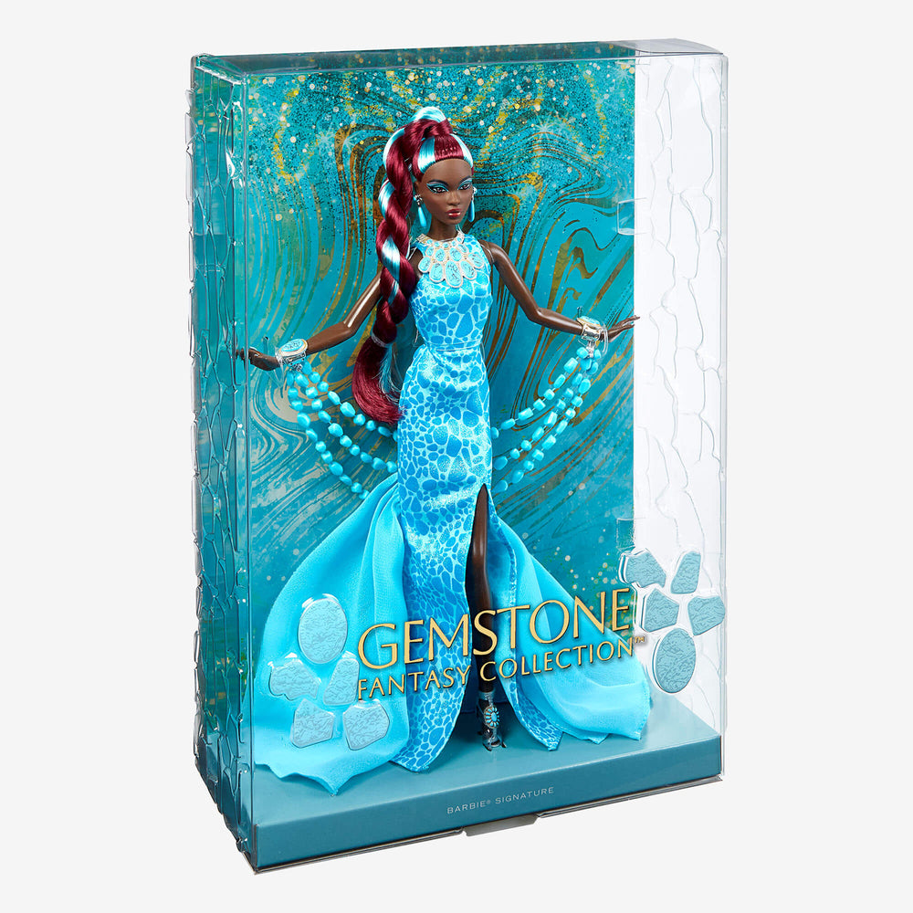 Barbie Fantasie Kollektion türkisfarbene Puppe