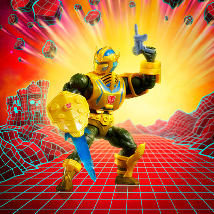 Masters of the Universe x Transformers Bumblebee Armor Man-At-Arms Actionfigur
