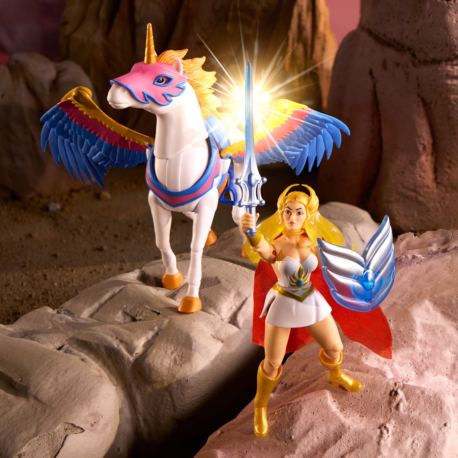 Masters of the Universe Origins™ She-Ra® & Swift Wind™ 2er-Pack