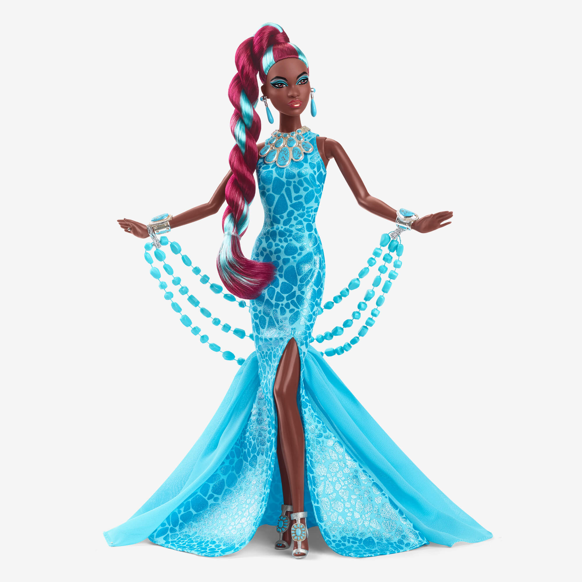 Barbie Fantasie Kollektion türkisfarbene Puppe
