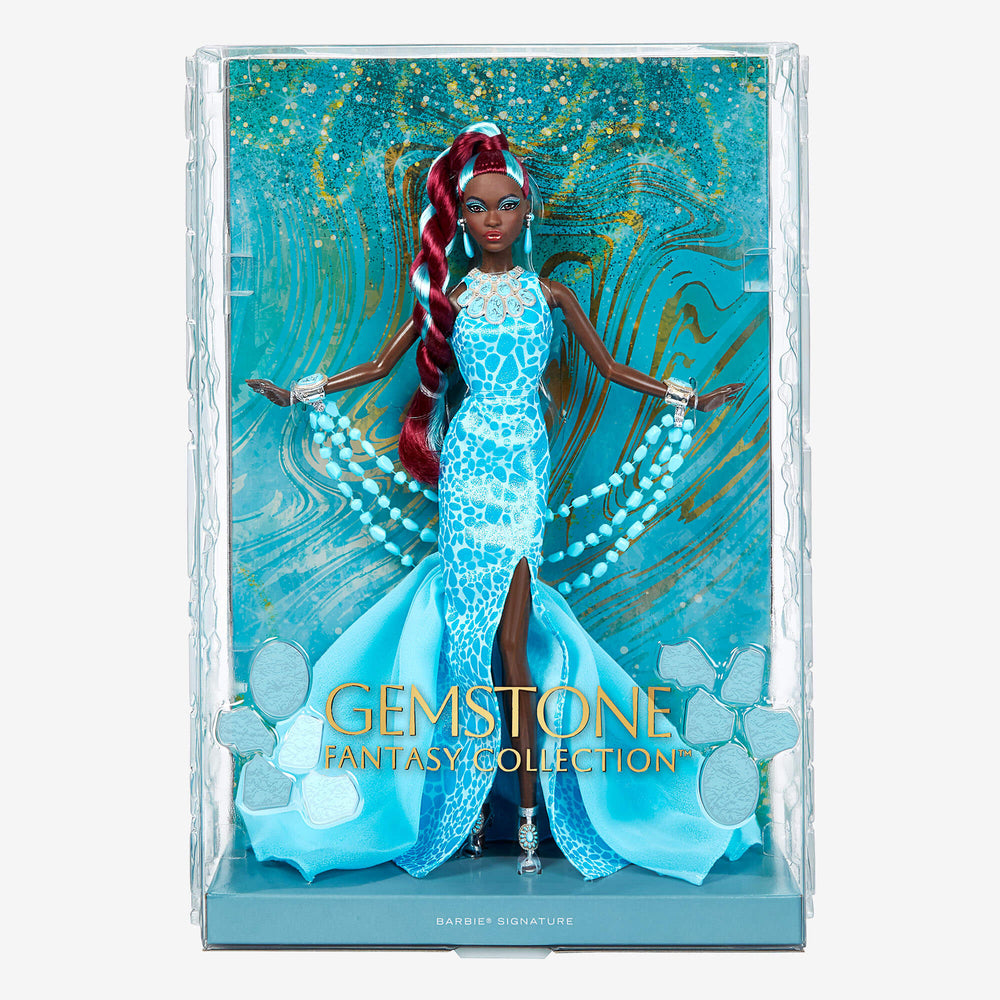 Barbie Fantasie Kollektion türkisfarbene Puppe